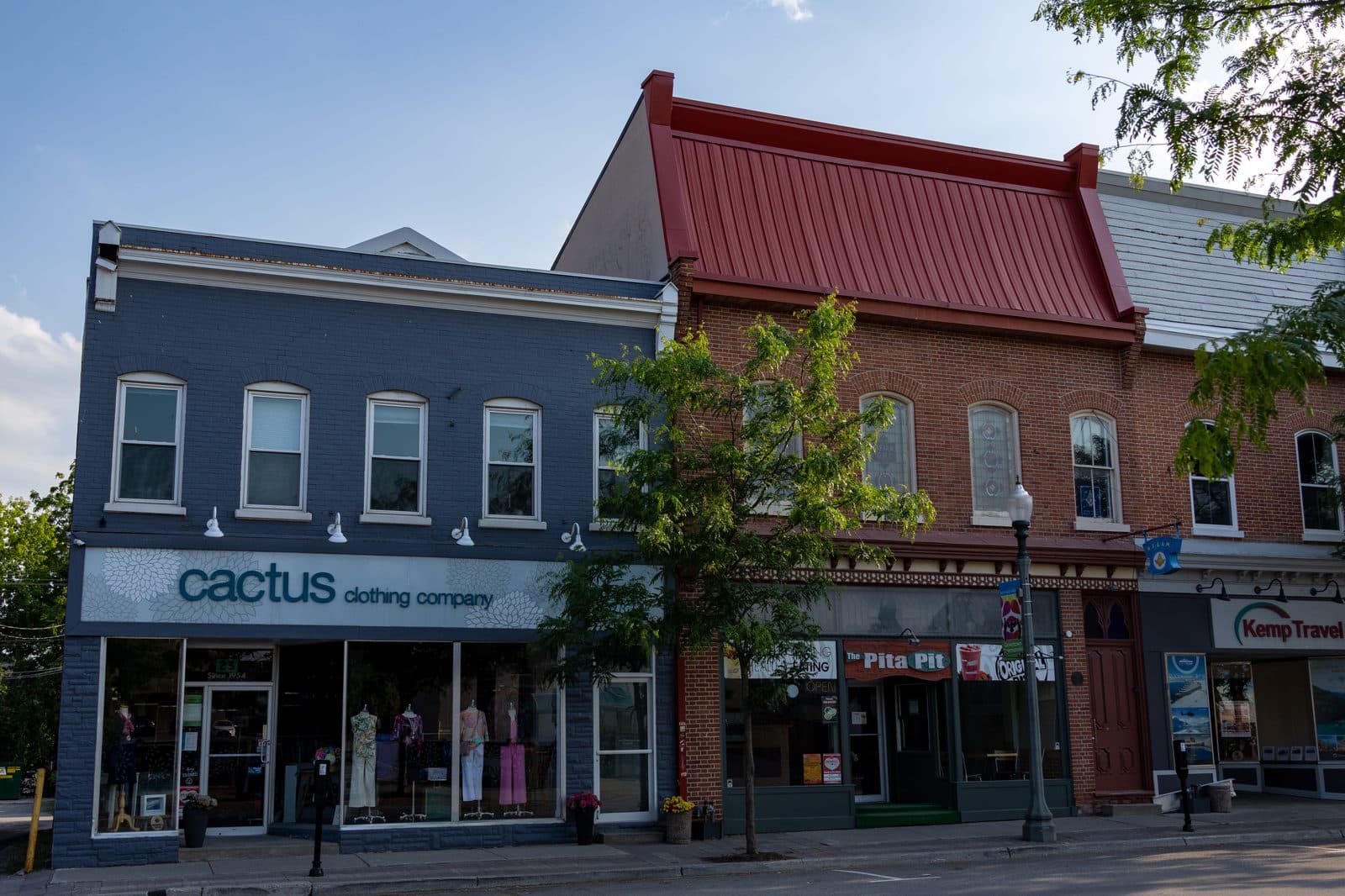 Independent shops along King Street West