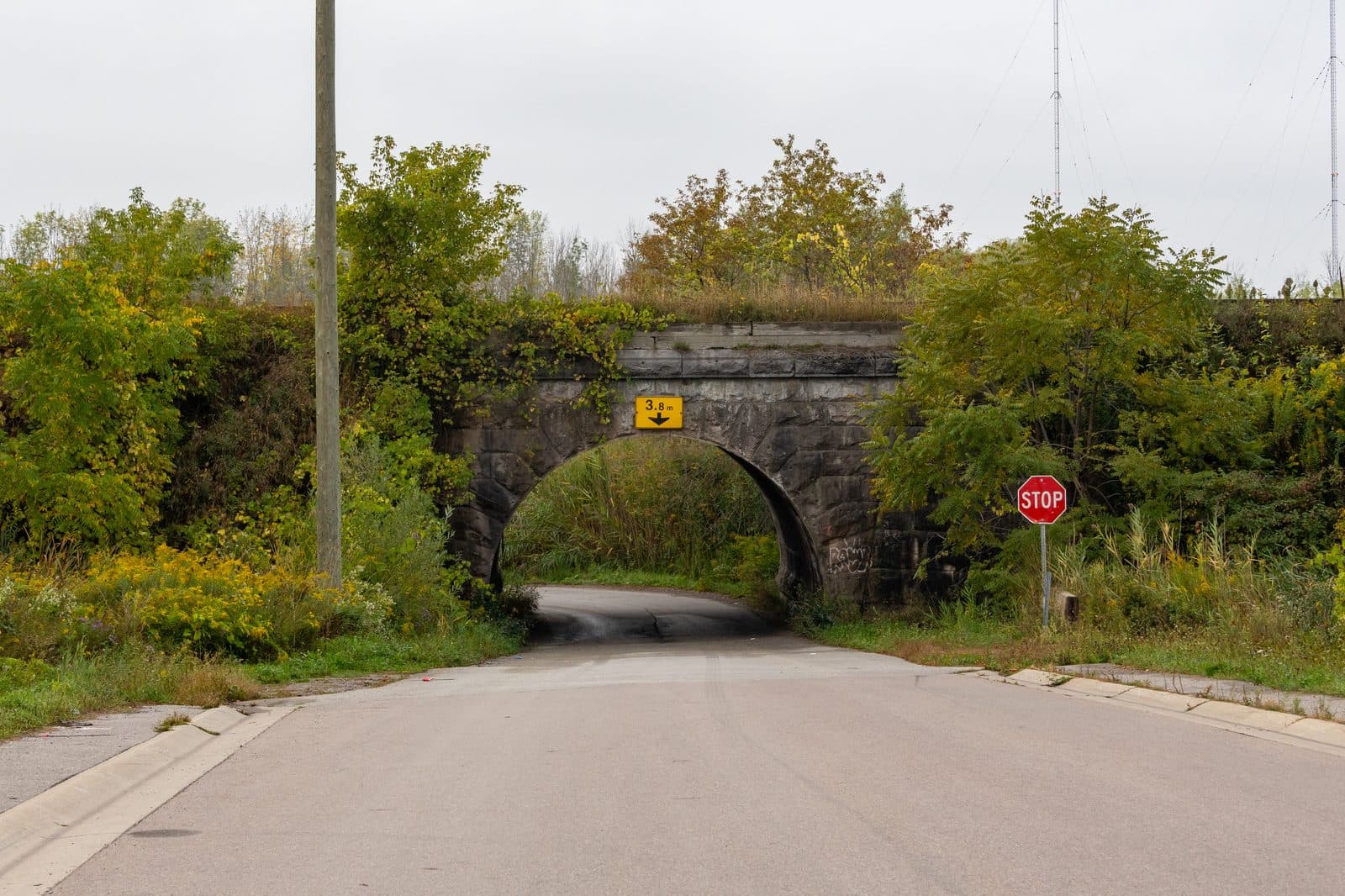 The new Courtice Road rail overpass for the GO Transit extension