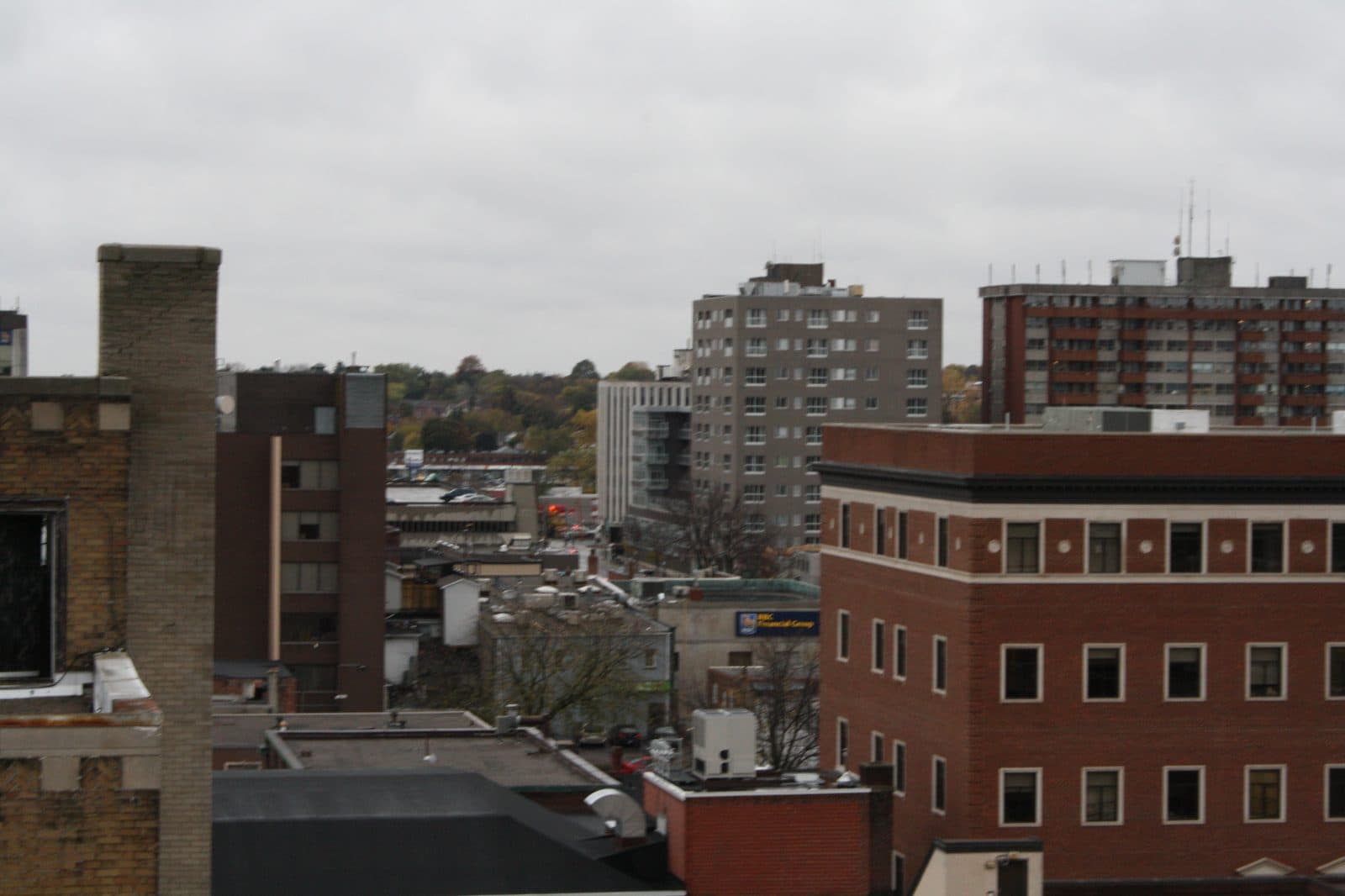 Downtown Oshawa from above