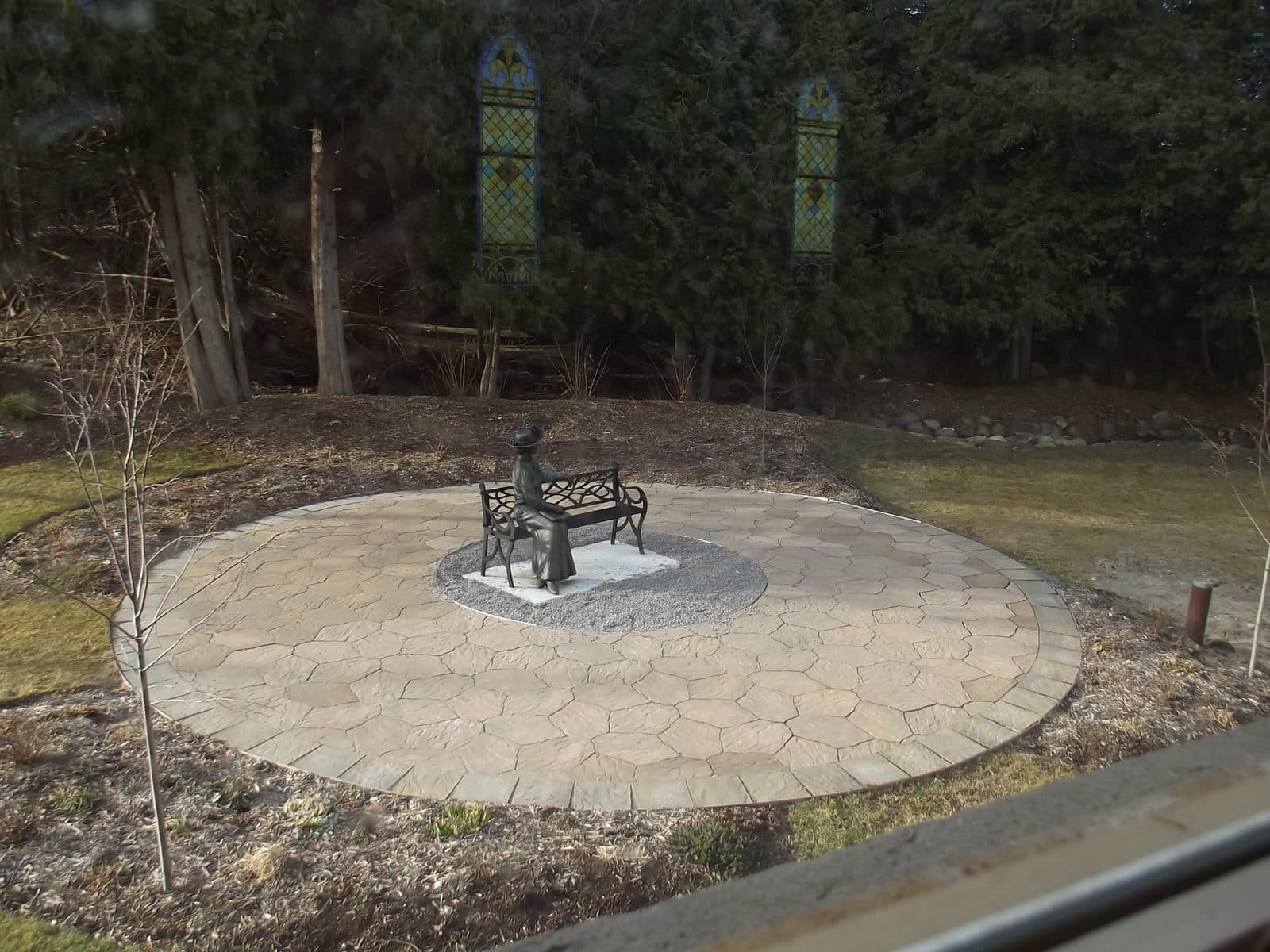 The world's only life-size bronze statue of Lucy Maud Montgomery