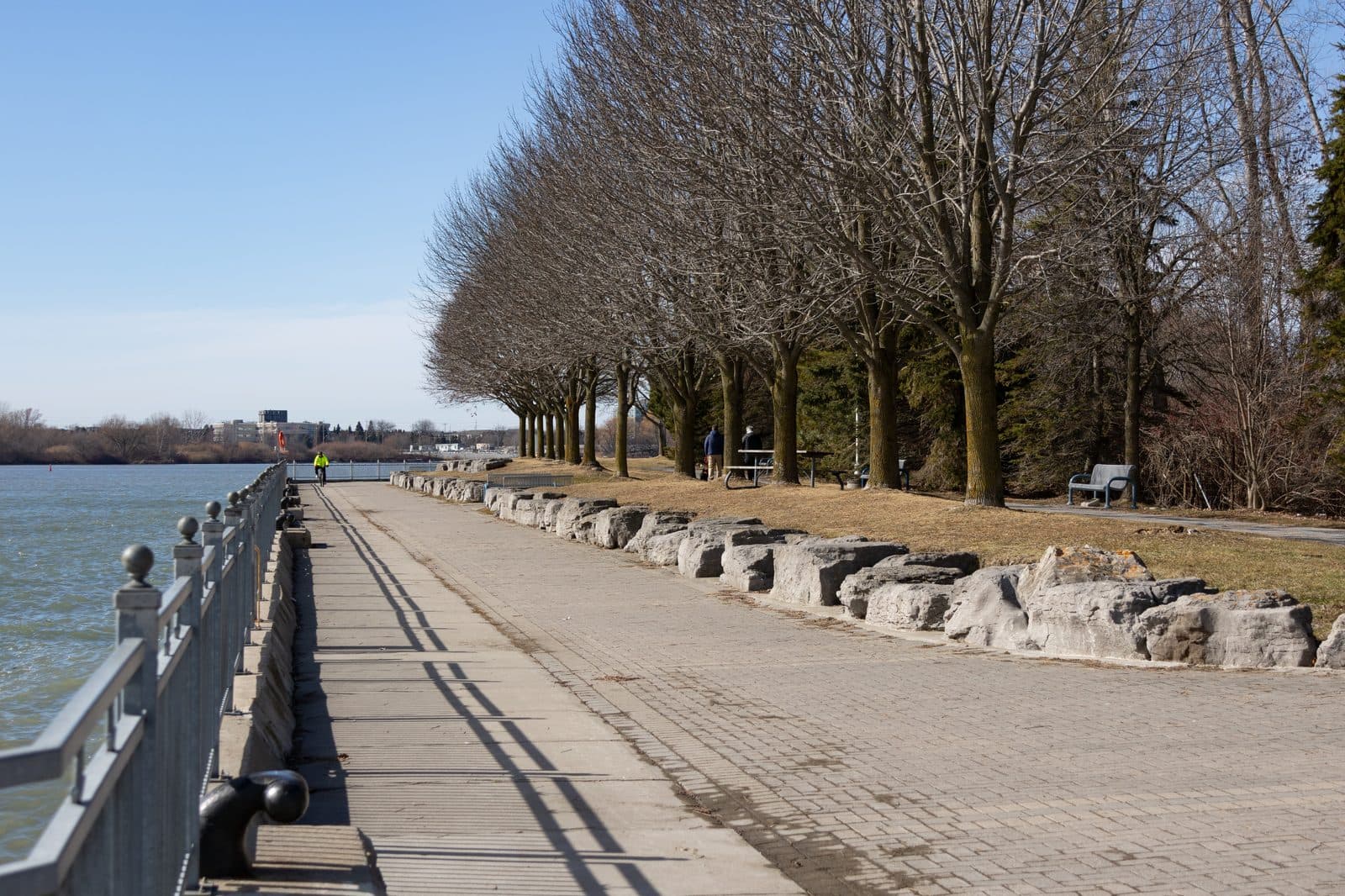 Whitby Waterfront Trail along Lake Ontario