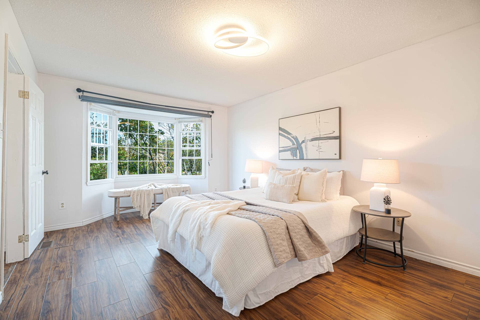 A Primary Bedroom That Runs Nearly Twenty Five Feet