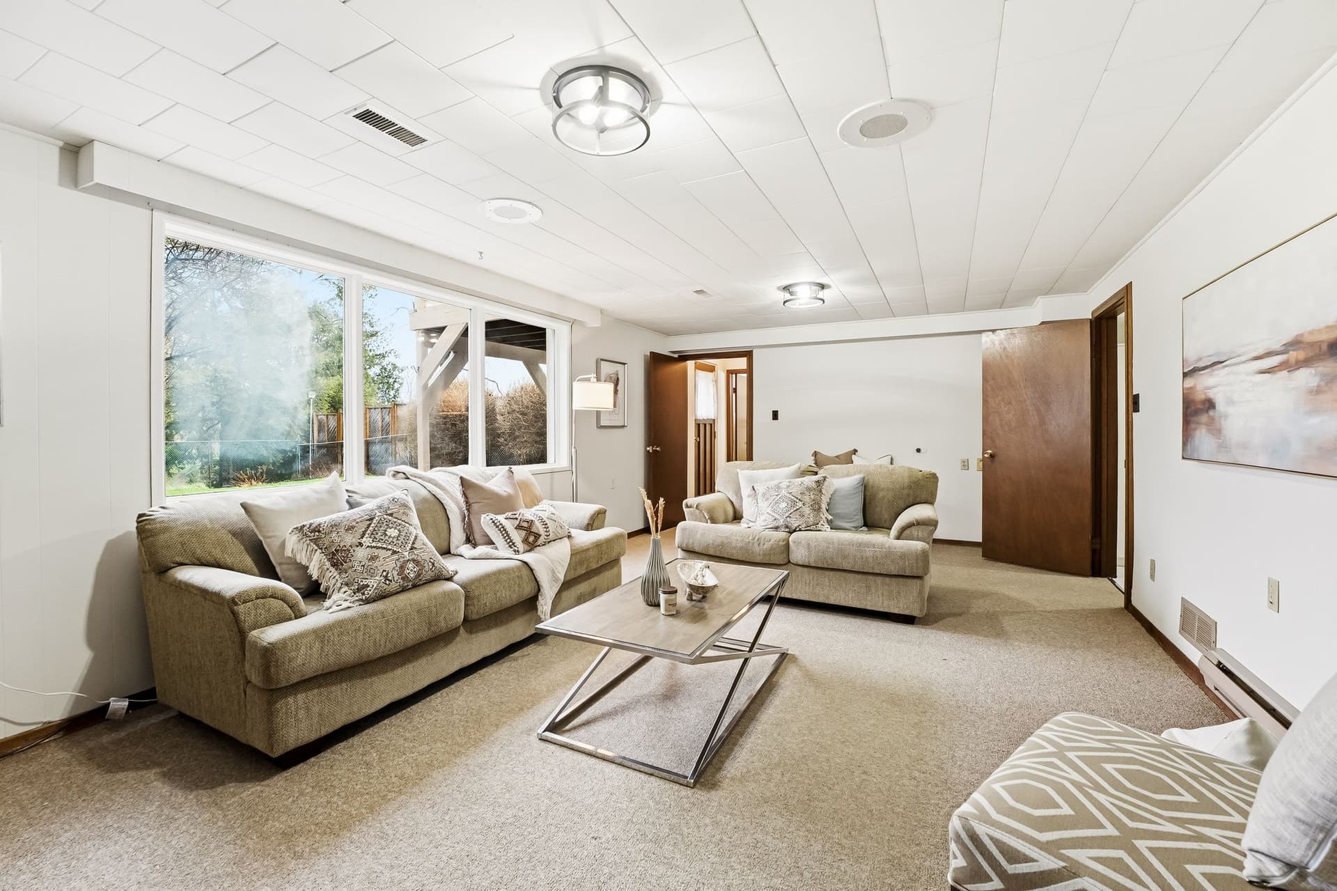A Finished Lower Level With Its Own Front Door