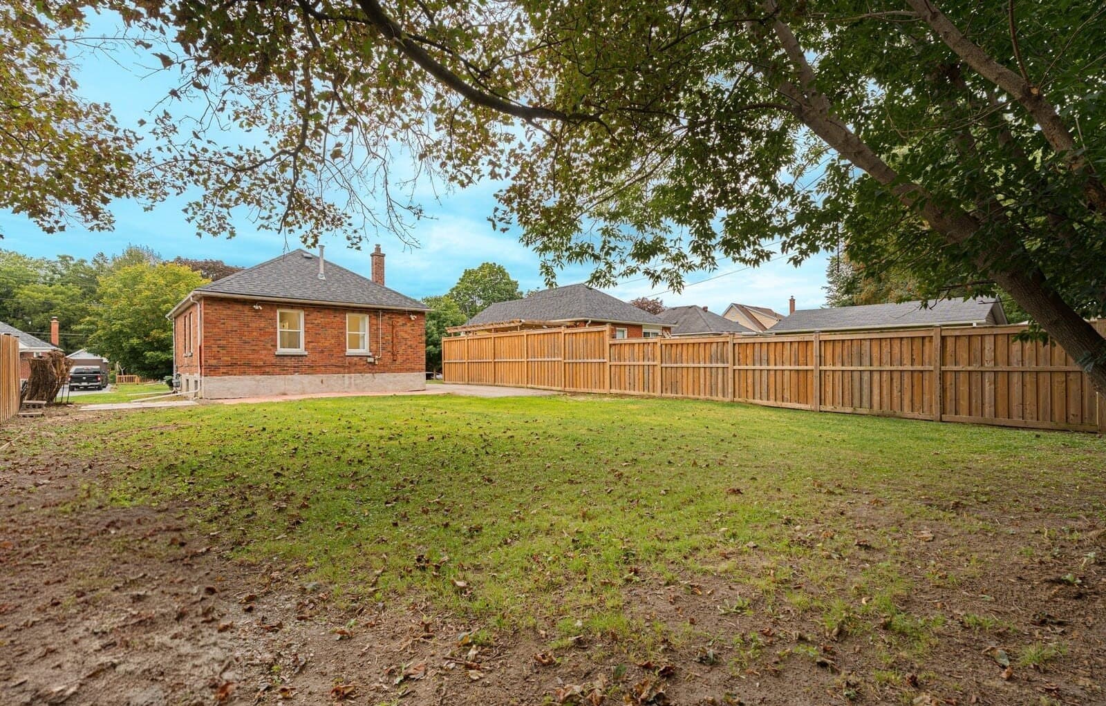 A Backyard That Is Genuinely Deep, Fully Fenced