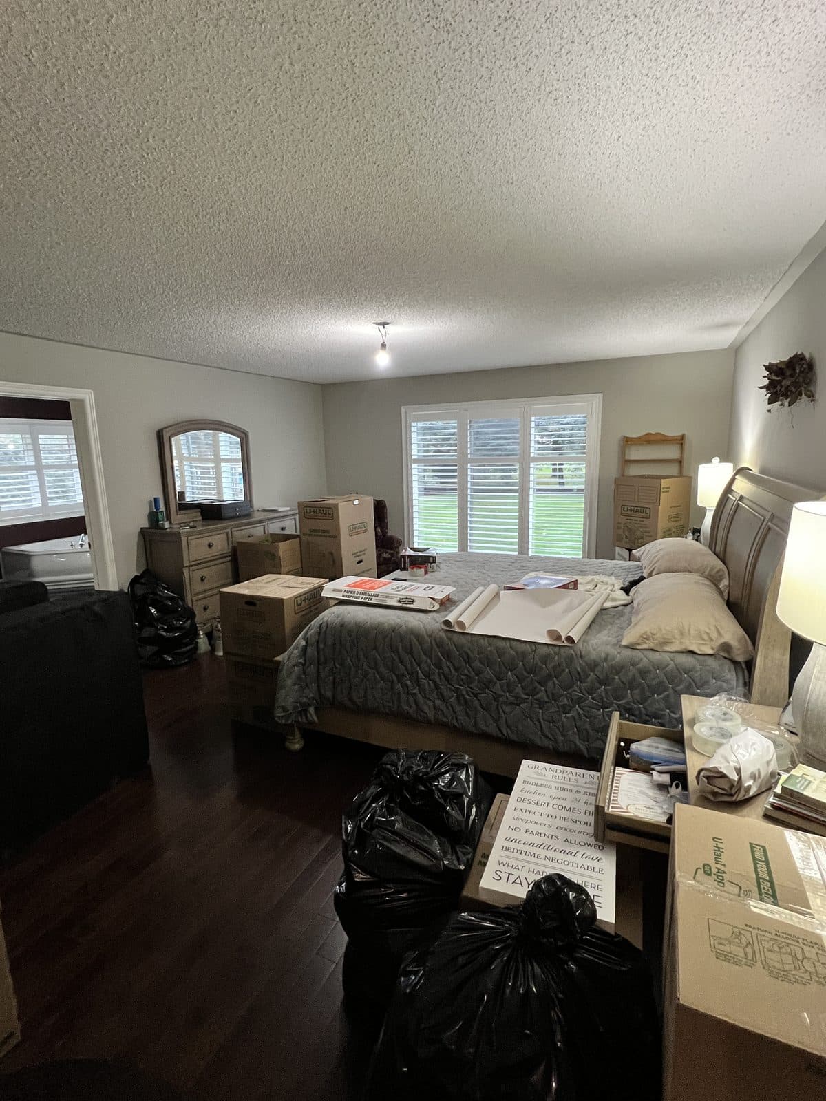 Primary bedroom, 15 Hockaday Crt, Hampton, before renovation