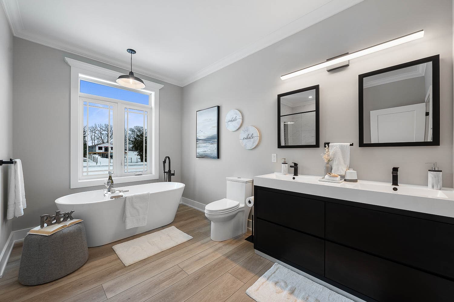 After renovation : Primary Bathroom